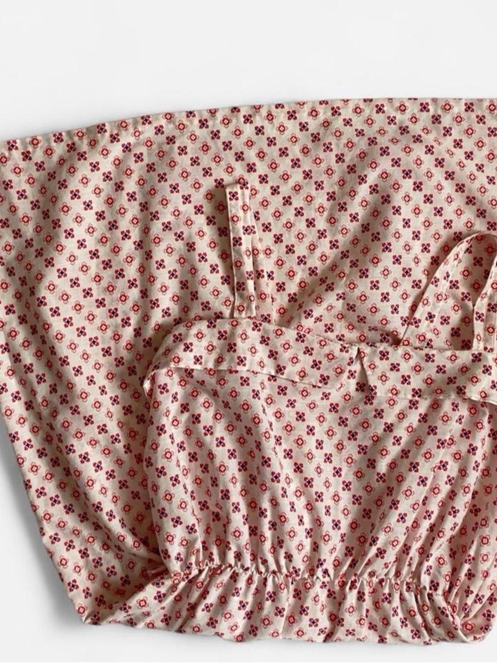 Vintage red white & blue patterned sundress